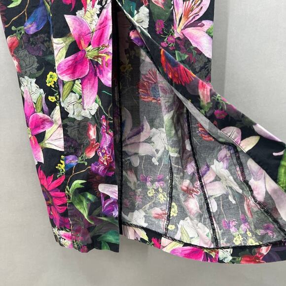 B51 Marchesa Notte Midi Dress Womens 2 Fairy Coquette Floral Feminine Swiftie - Picture 9 of 12